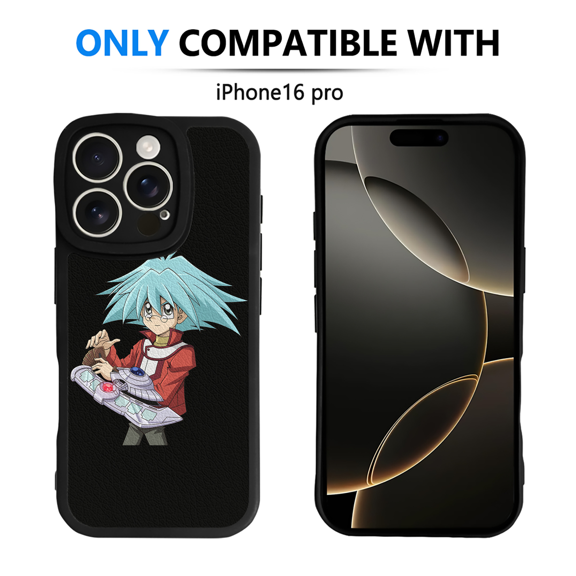 遊☆戯☆王 Yu-Gi-Oh! 【iPhone 16シリーズ対応】シリコンスマホケース（レザー調） 材質：シリコン